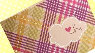 Plaid Stamping - Make a Card Monday #236