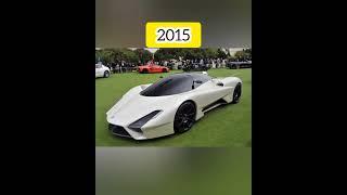 The Evolution of Ssc tuatara (1997~2023) #shorts #ssctuatara #carlover #evolution #youtubeshorts