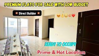 Low budget Premium flats for sale Ambattur Ready to occupyDon't Miss  #danjrvlogs #2bhk #chennai