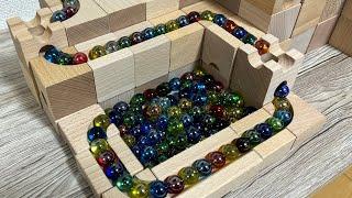 Cuboro Marble RunA long course using magnets and wooden Cuboro