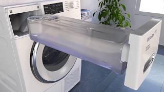 How does the SoftSteam option on Miele's T1 Dryer work?