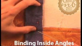 Binding Inside Angles for Quilts and Sewing