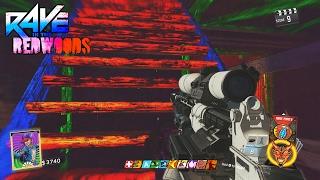 RAVE IN THE REDWOODS - ROUND 11 EASTER EGG COMPLETE! (INFINITE WARFARE ZOMBIES)