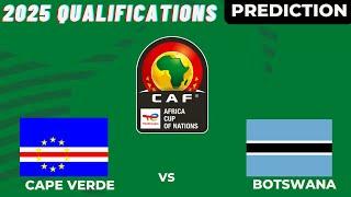 Cape Verde vs Botswana Live Stream CAF Africa Nations Cup 2025 Qualifiers Commentary Score