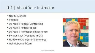 DSBS Lesson 1.1 | Learn Business Development with Neil McDonnell GovCon Chamber of Commerce