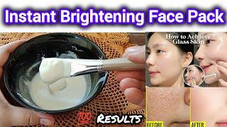 Instant Brightening Face Pack | Homemade Face Pack For Glowing Skin -Get Instant Glow In 1 Use 