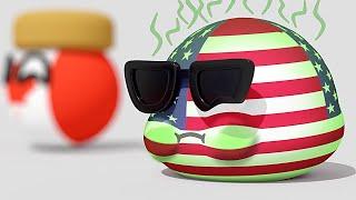 COUNTRIES COMPARE GROSS FOODS | Countryballs Animation