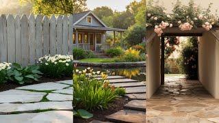 Rustic Frontyard Garden Ideas  Transform Your Entryway with Charm!