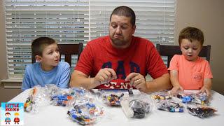 Family Assembles Stem Educational Lego Boost Coding Guitar 4000