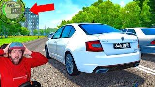 ШКОЛЬНИК УГНАЛ МАШИНУ У ОТЦА и УСТРОИЛ ШАШКИ ПО ГОРОДУ в CITY CAR DRIVING + РУЛЬ