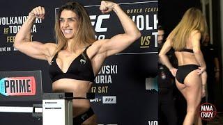 Mackenzie Dern weighs in for UFC 298