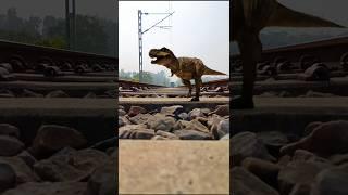 Train VS Dinosaur