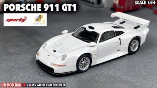 『MY MINI CAR WORLD』UNBOXING SPARKY x TINY HK 1/64 PORSCHE 911 GT1