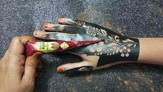 New Mehndi Sticker Design | Easy Mehndi Design With Mehndi Sticker | Mehndi Sticker Review With Demo