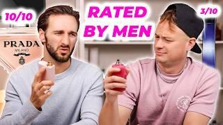 MEN REACT TO 18 MEN KILLER PERFUMES FOR WOMEN |  top fragrances for women rated by men