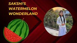 "Sakshi's Watermelon Wonderland"|| Artistic Sakshi || Drawing || Sketching ||Clour