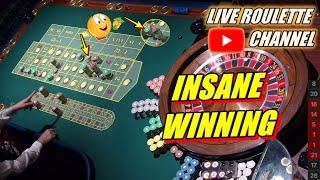  LIVE ROULETTE |  INSANE WINNING  In Las Vegas Casino  Amazing Night Session  2025-03-10