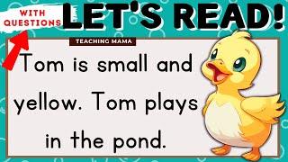 LET'S READ! | READING COMPREHENSION | PRACTICE READING ENGLISH FOR KIDS | TEACHING MAMA