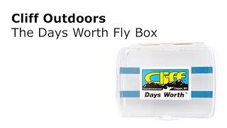 Cliff Outdoors The Days Worth Fly Box - AvidMax