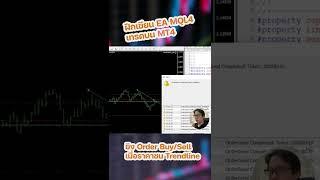 EA ยิง Order Buy/Sell เมื่อชน Trendline