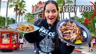 TRYING EVERY TACO IN DISNEY WORLD | Dining At ABC Commissary In Hollywood Studios!