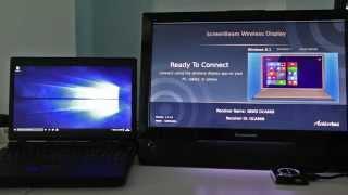 Windows 10 Miracast Wireless Display setup and use