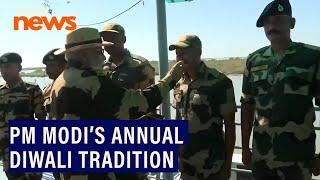 PM Modi celebrates Diwali with BSF, armed forces personnel in Gujarat’s Kutch