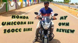 HONDA UNICORN Bs6 // 160cc Bike // Full Review & Details // TAMIL