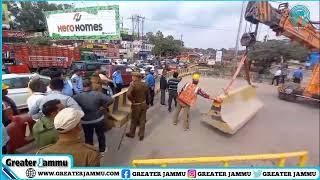 Traffic Diverted at Satwari Chowk Jammu | Greater Greater Jammu