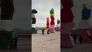 Have you ever been to Seven Magic Mountains? #lasvegas #art #sevenmagicmountains #picture #travel