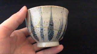 【自然素材】天然漆と純金で行う金継ぎ　【Natural materials】Kintsugi made with natural lacquer(URUSHI) and pure gold