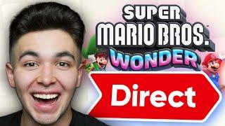  Super Mario Bros. Wonder Nintendo Direct REACTION... | EmSwizzle LIVE