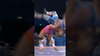 Kennedy Blades slow motion Crazy German Suplex #shorts #olympics #wrestling