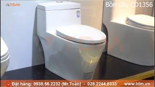 TDM.VN | Review combo thiết bị vệ sinh Caesar bồn cầu CD1356 + vòi sen S563C + vòi lavabo B560C