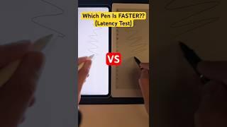 Apple Pencil VS Supernote Stylus: Latency Test!! #applepencilpro #supernote #digitalnotetaking #eink