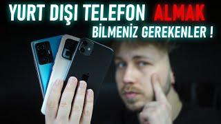 Yurt Dışı Telefon Bilmeniz Gerekenler / Cezası - IMEI Kaydı -  Kullanım Süresi