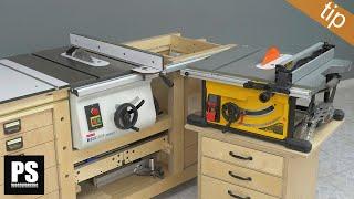 Jobsite VS Cast Iron Table Saw