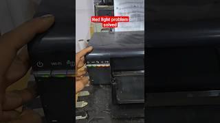 Epson L805 printer pvc card printing Red light error problem solved