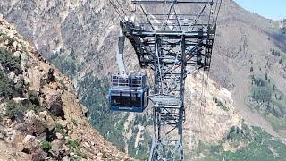 Scenic Tram Ride w/Mountain Views  #saltlakecity #resort #snowbirds #mountainviews #scenery #nature