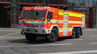 Big Turnout for Prague Fire Dept! Smoke on a Shopping Centre Roof