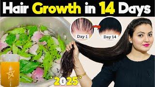 14 Days Extreme Hair Growth Challenge (2025) : Grow Your Hair Faster Thicker & Longer in 2 Weeks️