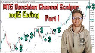 Donchian Channel Scalping Strategy | Free mql5 Programming Tutorial Part 1