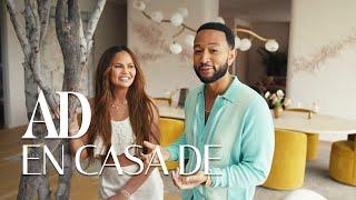 John Legend y Chrissy Teigen muestran su mansión "a prueba de niños" | AD México y Latinoamérica
