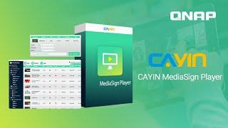 How to use CAYIN MediaSign Player to play multimedia files on a QNAP NAS