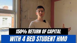 150% Return Of Capital With 4 Bed Student HMO