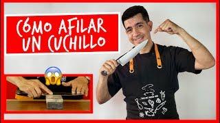 Cómo afilar tu cuchillo de cocina con piedra   Explicado a fondo.