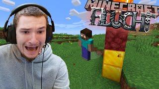 Minecraft, aber HEROBRINE Jagt mich! | Minecraft Herobrine Flucht