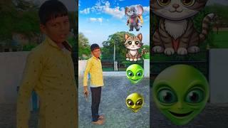 Alien To, Elephant, Cat, Gog, & Monkey- Vfx Magic Video #ytshorts #funny #video