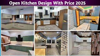 Modular Open Kitchen Design With Price 2025 || Kitchen Design