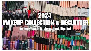 2024 Makeup Collection & Declutter | Lipsticks, Glosses, Liquid Lipsticks, Lip Pencils